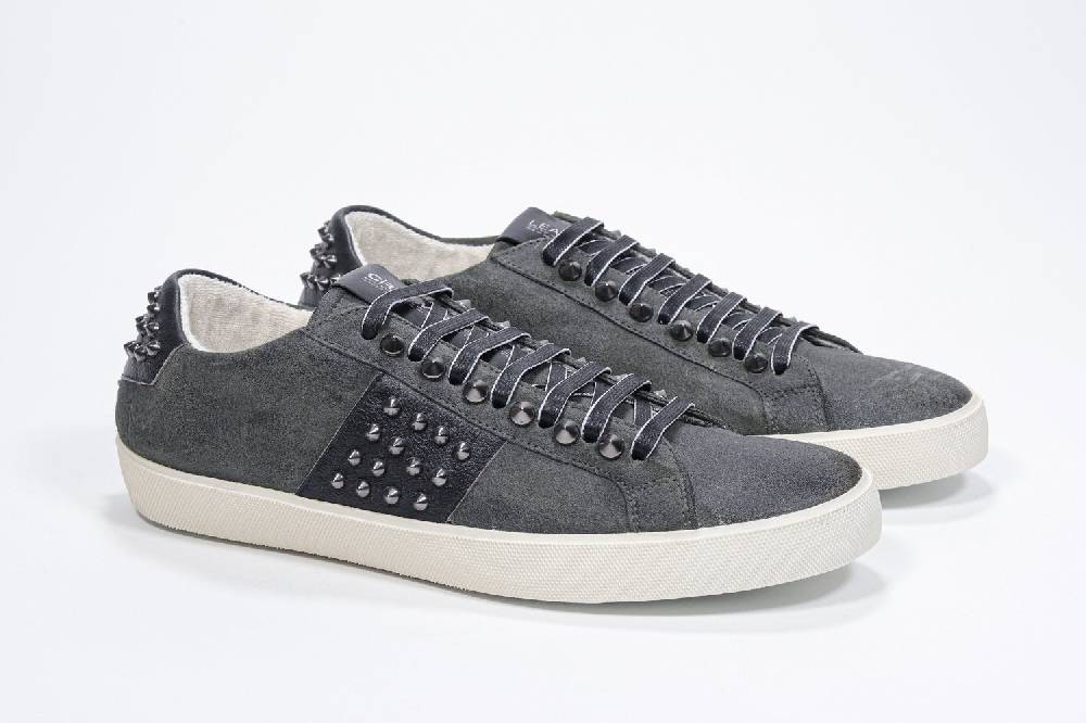 Leather Crown STUDLIGHT | Verde militare - BASSE - Uomo Pezzi Unici