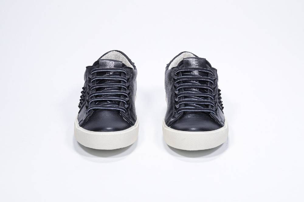 Leather Crown STUDLIGHT | Tutto nero - BASSE - Uomo Soddisfazione Garantita