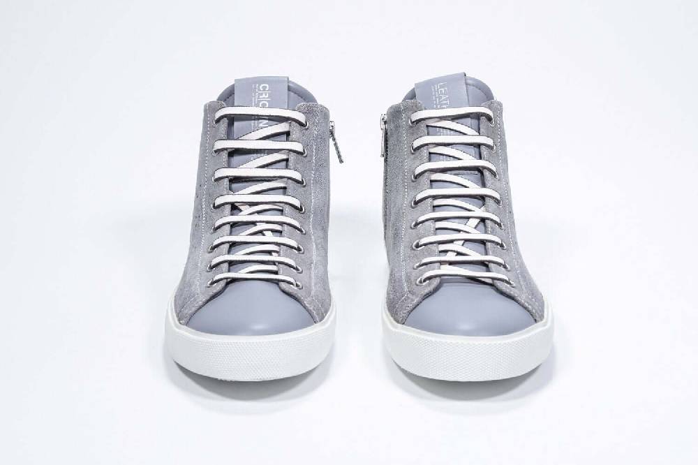 Leather Crown EARTH | Grigio Chiaro - Alte - Uomo Affare Del Giorno