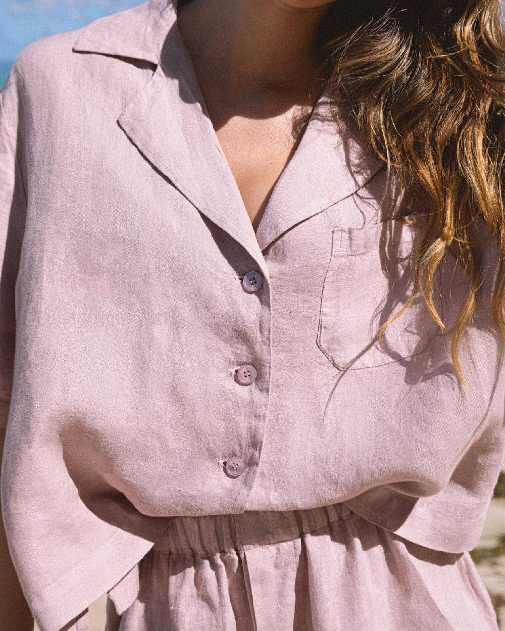 Manebí Linen Cumana Shirt - Iris Negozi Online