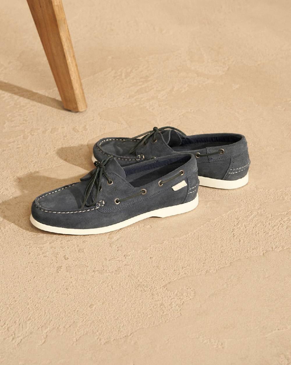 Manebí Suede Boat-Shoes - Hamptons Patriot Blue Qualità Garantita