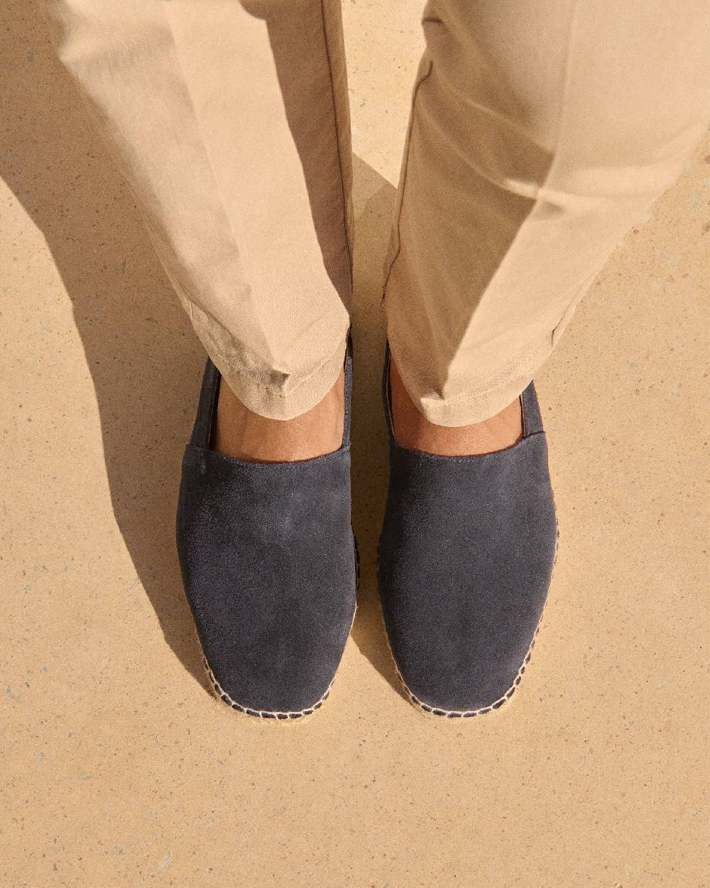 Manebí Suede Square Toe Espadrilles - Hamptons Patriot Blue Acquista Ora