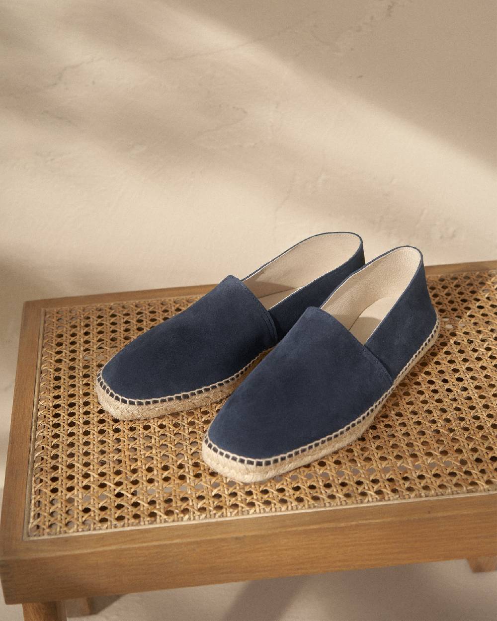 Manebí Suede Square Toe Espadrilles - Hamptons Patriot Blue Acquista Ora