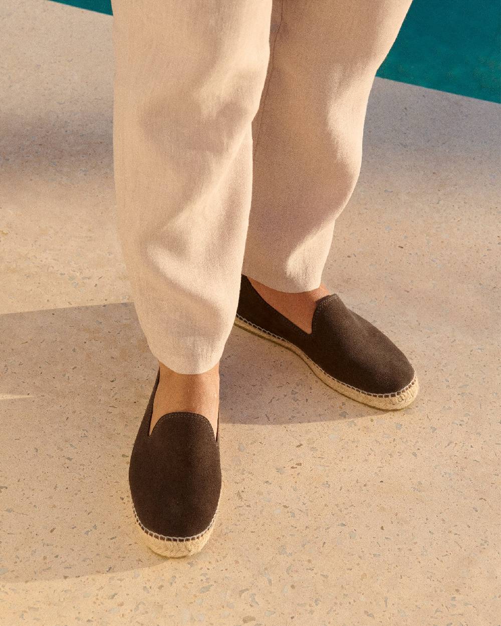 Manebí Suede Espadrilles - Cocoa Affare Del Giorno
