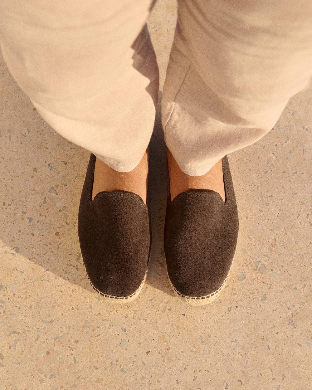 Manebí Suede Espadrilles - Cocoa Affare Del Giorno