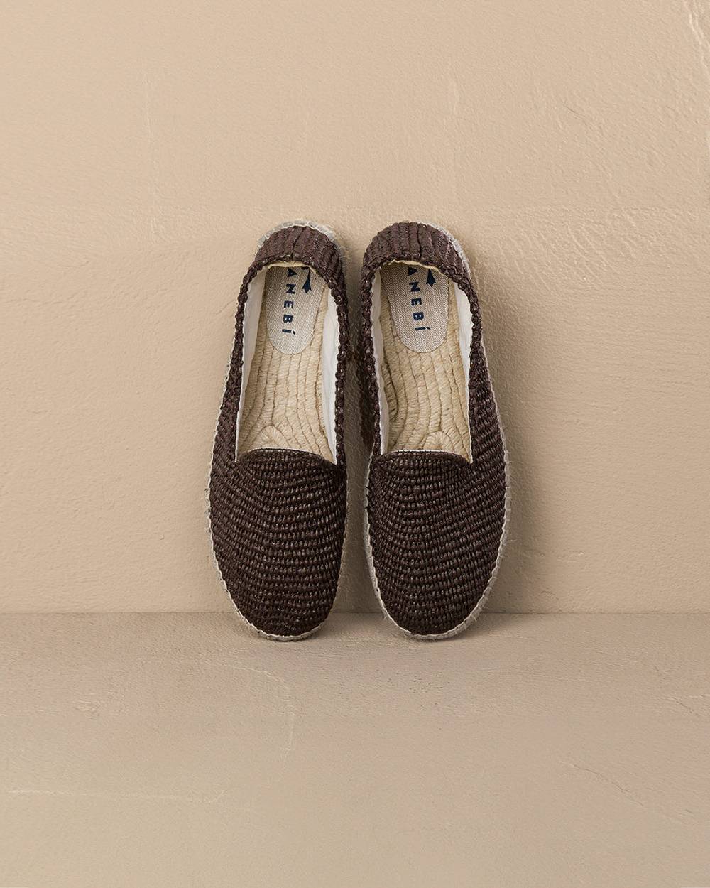 Manebí Raffia Espadrilles - Cocoa Prezzo Ridotto