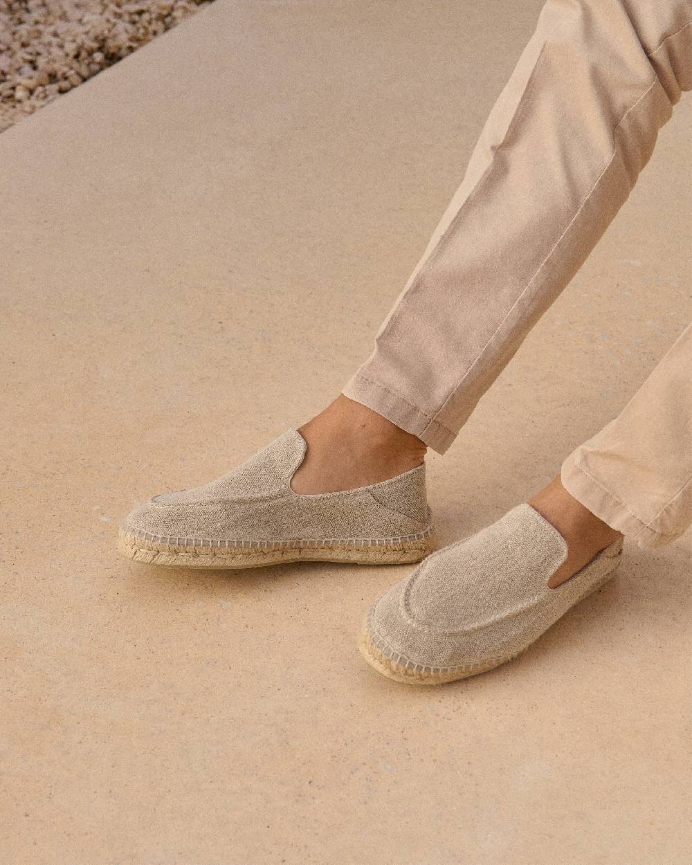 Manebí Organic Hemp Traveler Loafers|Espadrilles - Natural Novità