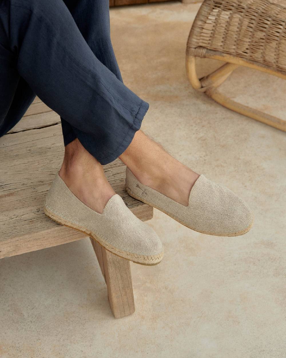 Manebí Organic Hemp Espadrilles - La Havana Natural Presa