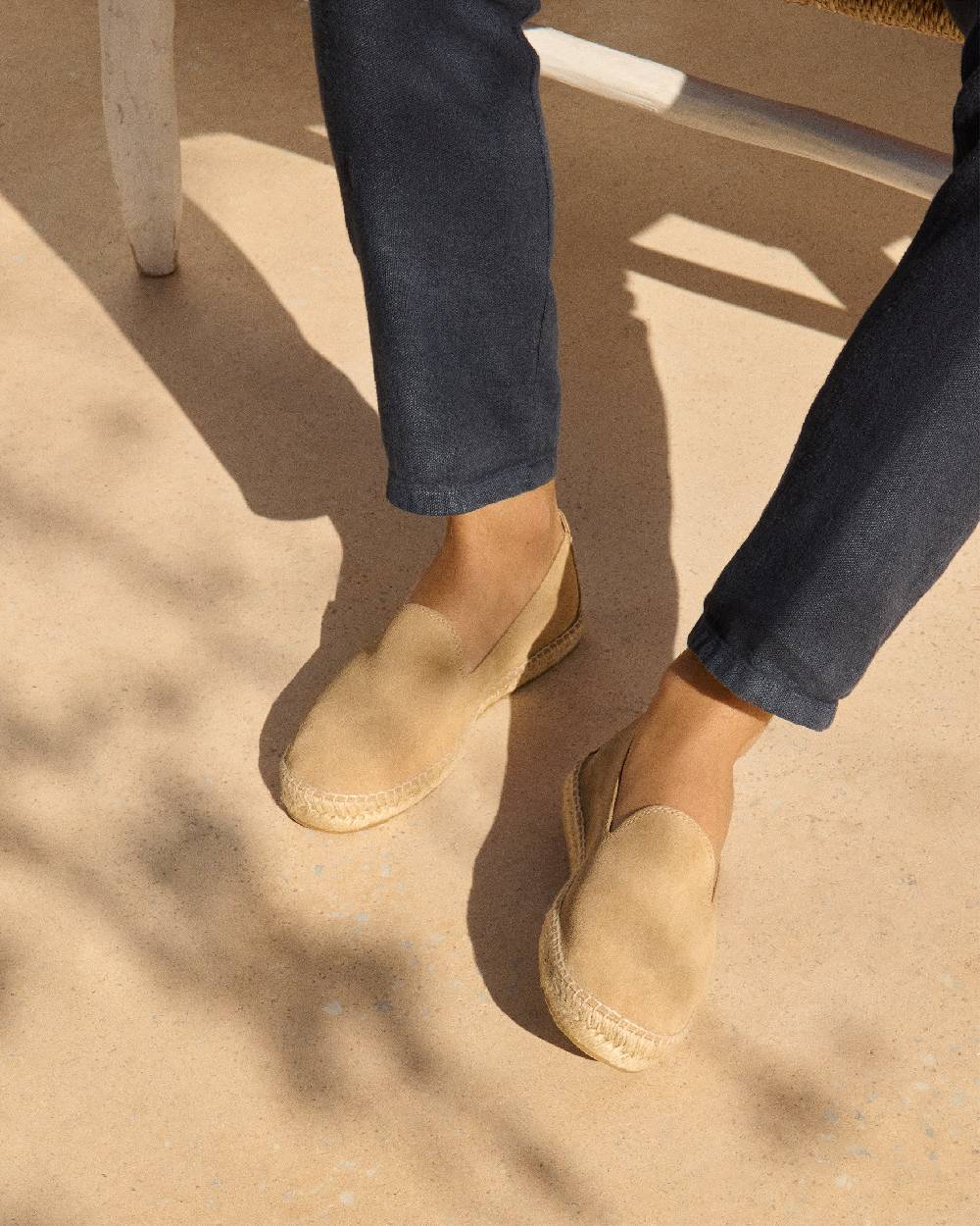 Manebí Espadrillas - Hamptons - Washed Beige Hotsell