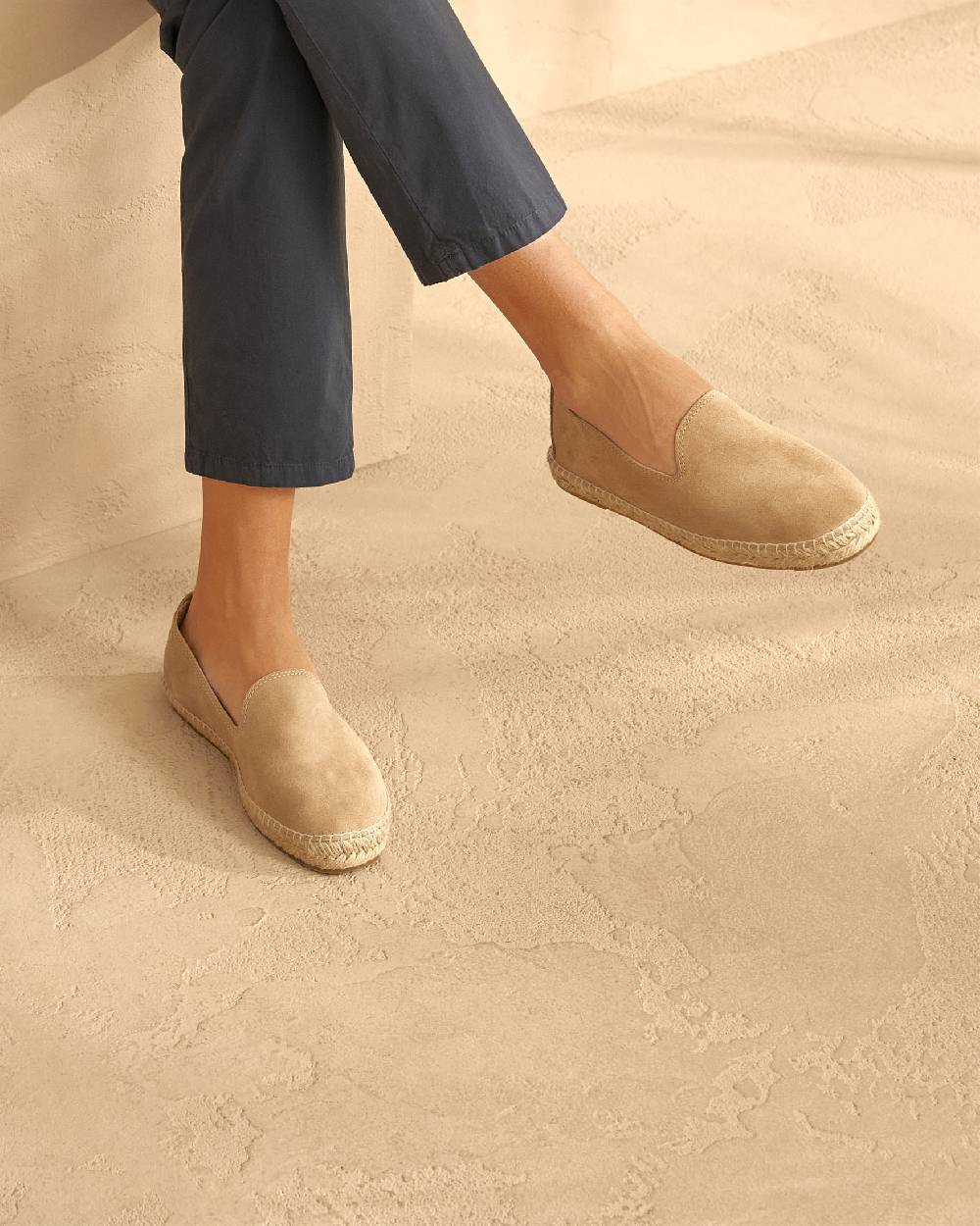 Manebí Espadrillas - Hamptons - Washed Beige Hotsell