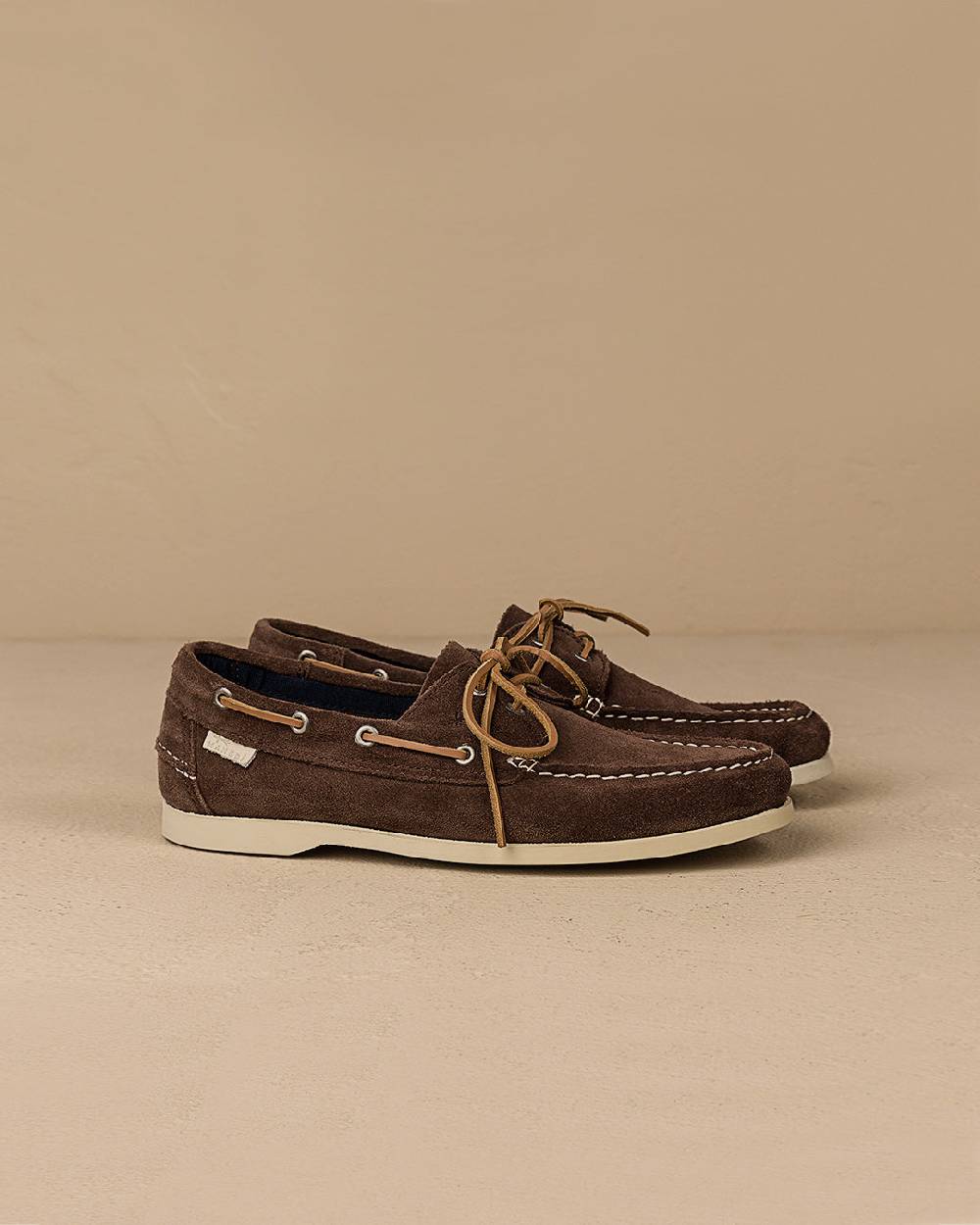 Manebí Suede Boat-Shoes - Hamptons Moka I Più Venduti