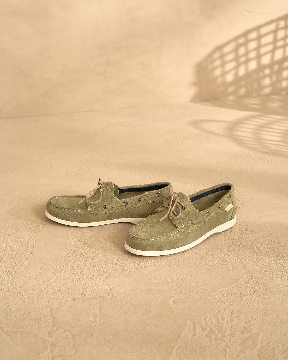 Manebí Suede Boat-Shoes - Hamptons Forest In Saldo