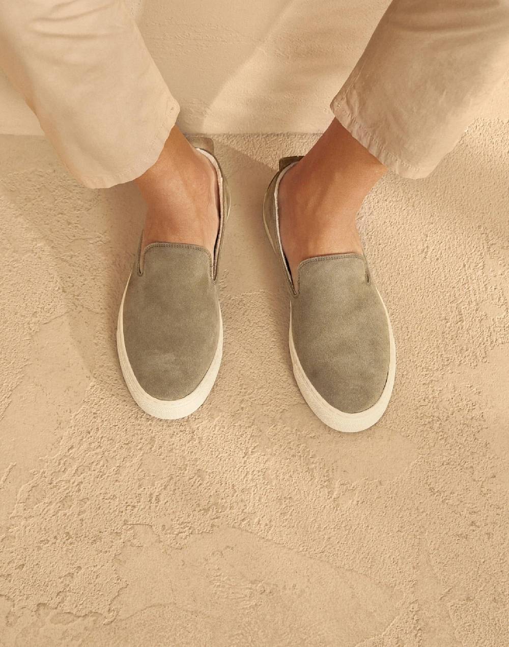 Manebí Slip-On in pelle scamosciata - Hamptons - Forest Moda