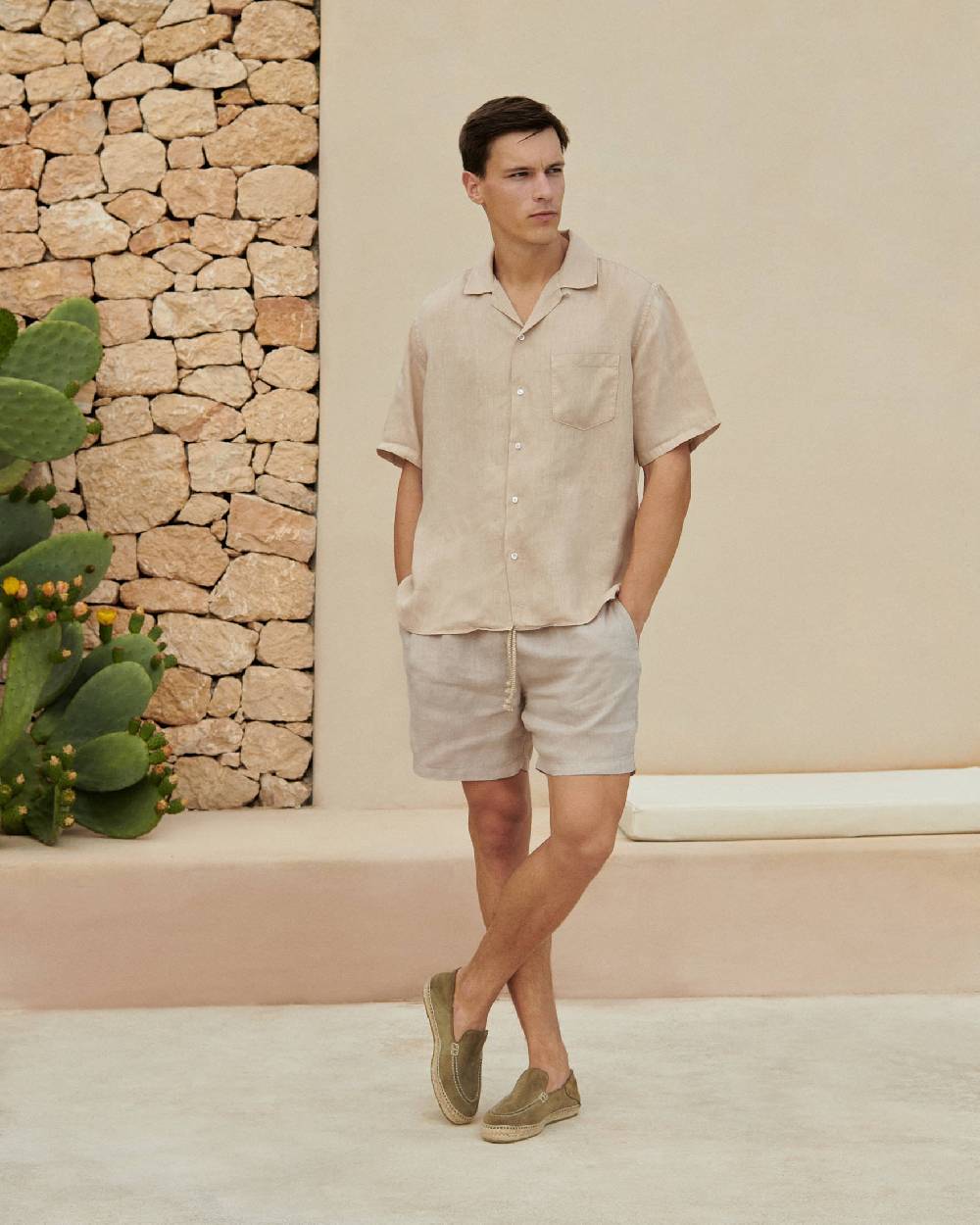 Manebí Mocassini Traveler Espadrillas in pelle scamosciata- Hamptons - Forest Italia