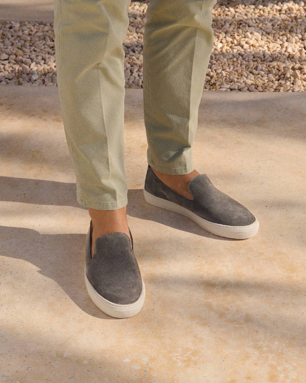 Manebí Suede Slip On - Carbon Grey 2025
