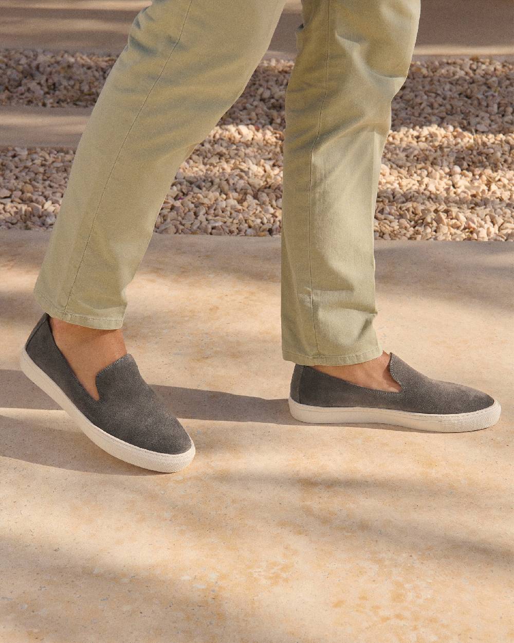 Manebí Suede Slip On - Carbon Grey 2025