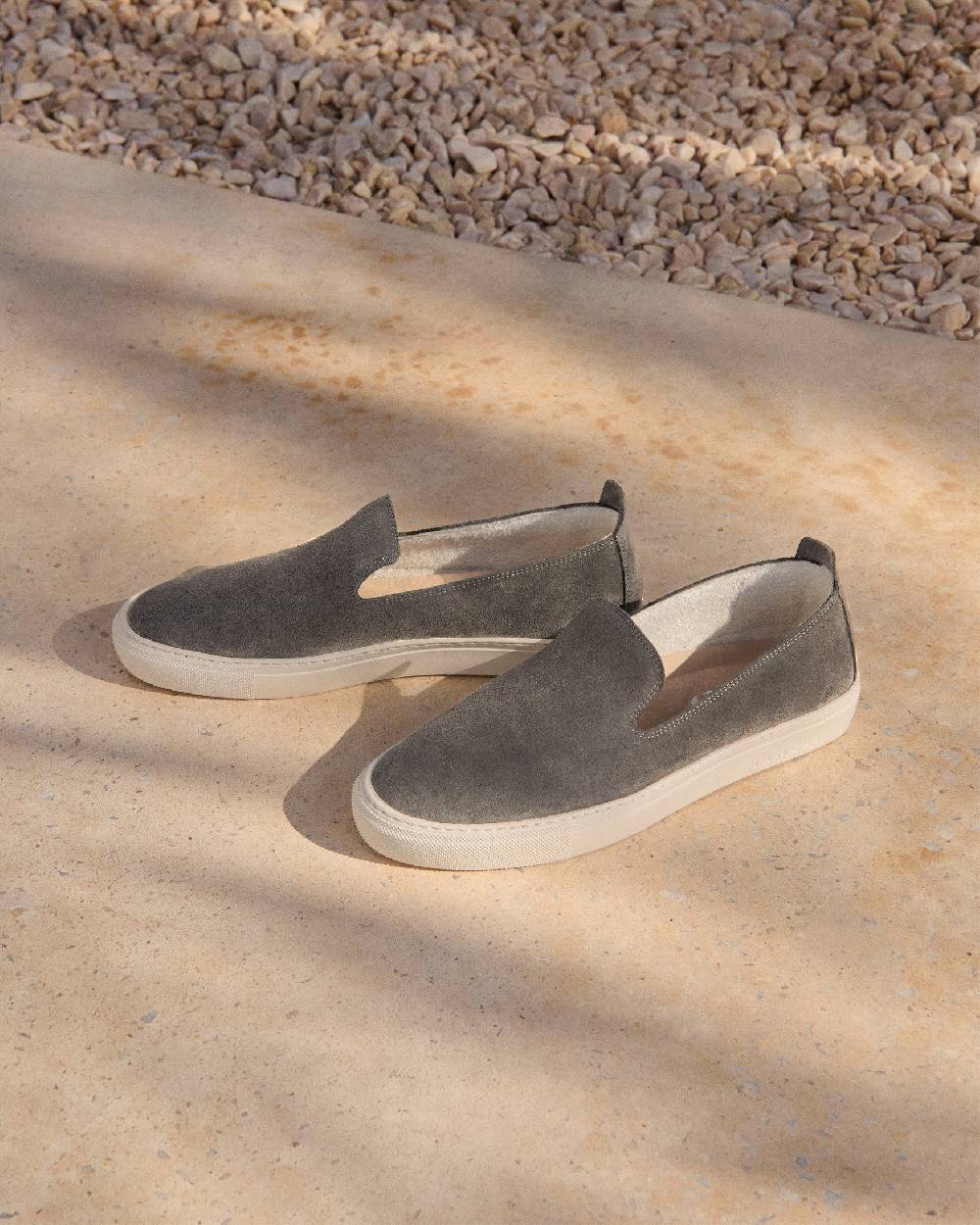 Manebí Suede Slip On - Carbon Grey 2025