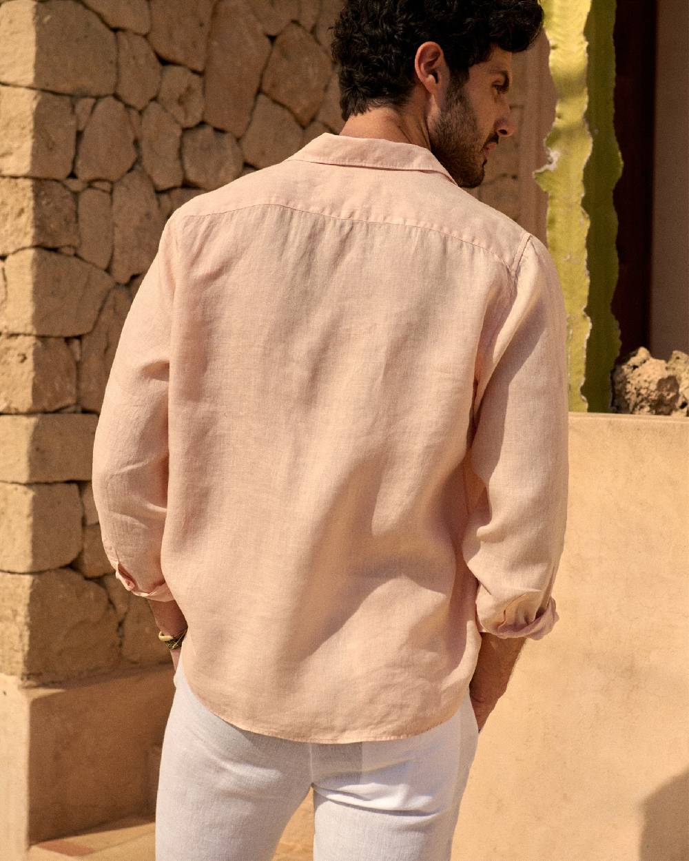 Manebí Washed Linen Panama Shirt - Spanish Villa Outlet