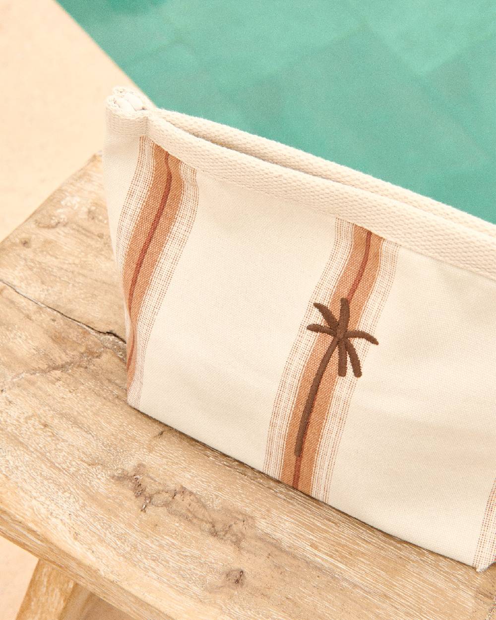 Manebí Canvas Tender2Tote - Cocoa \u0026 Beige Multistripes Sottocosto