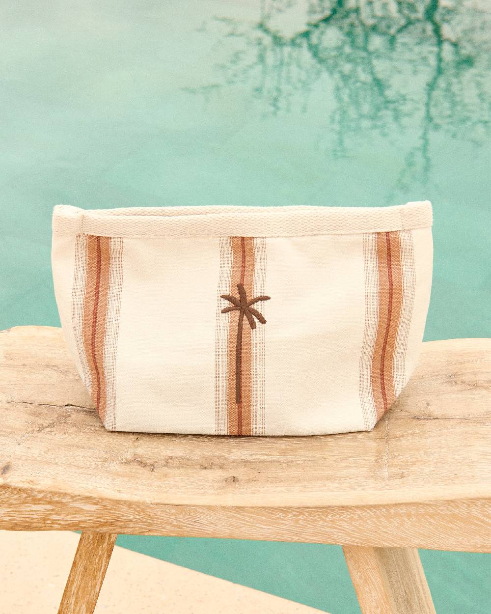 Manebí Canvas Tender2Tote - Cocoa \u0026 Beige Multistripes Sottocosto