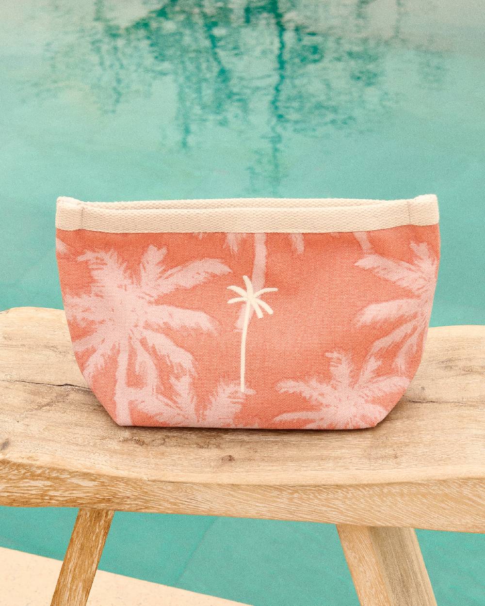 Manebí Canvas Tender2Tote - Sunbaked \u0026 Cream Pink Maxi Palm Convenienza