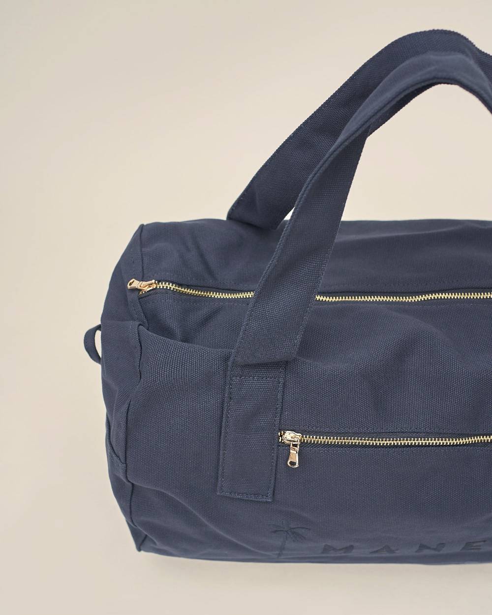 Manebí Canvas Weekend Bag - La Havana Blue Presa