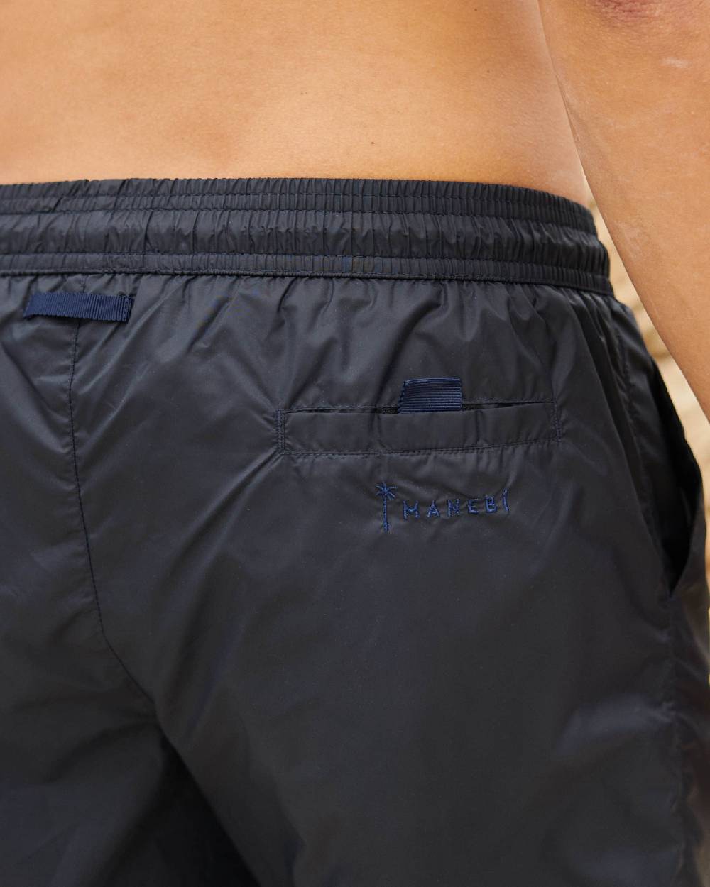 Manebí Solid Color Swim Shorts - Recycled Ultra Light Night Blue In Linea