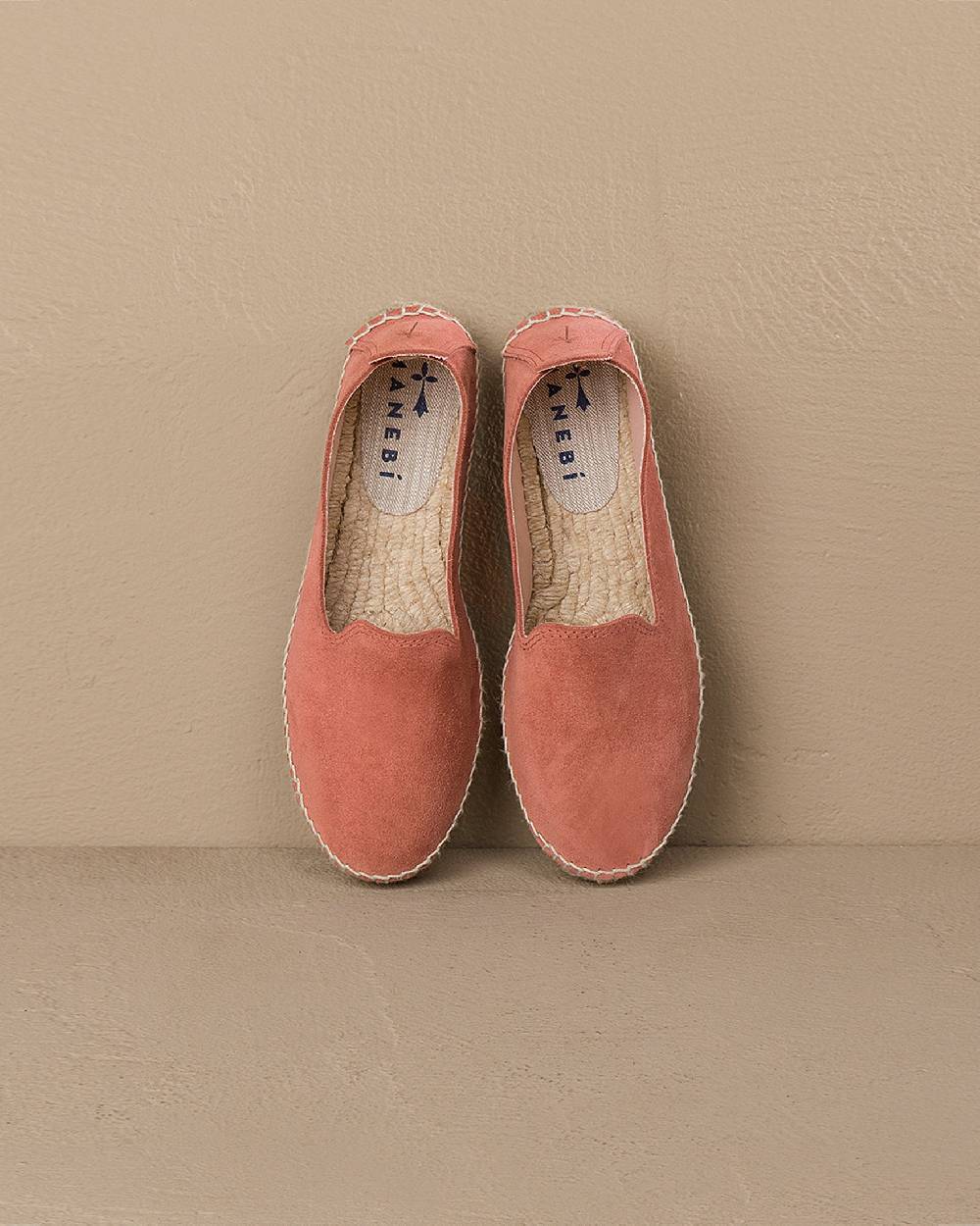 Manebí Suede Double Sole Espadrilles - Hamptons Terracotta Qualità Garantita