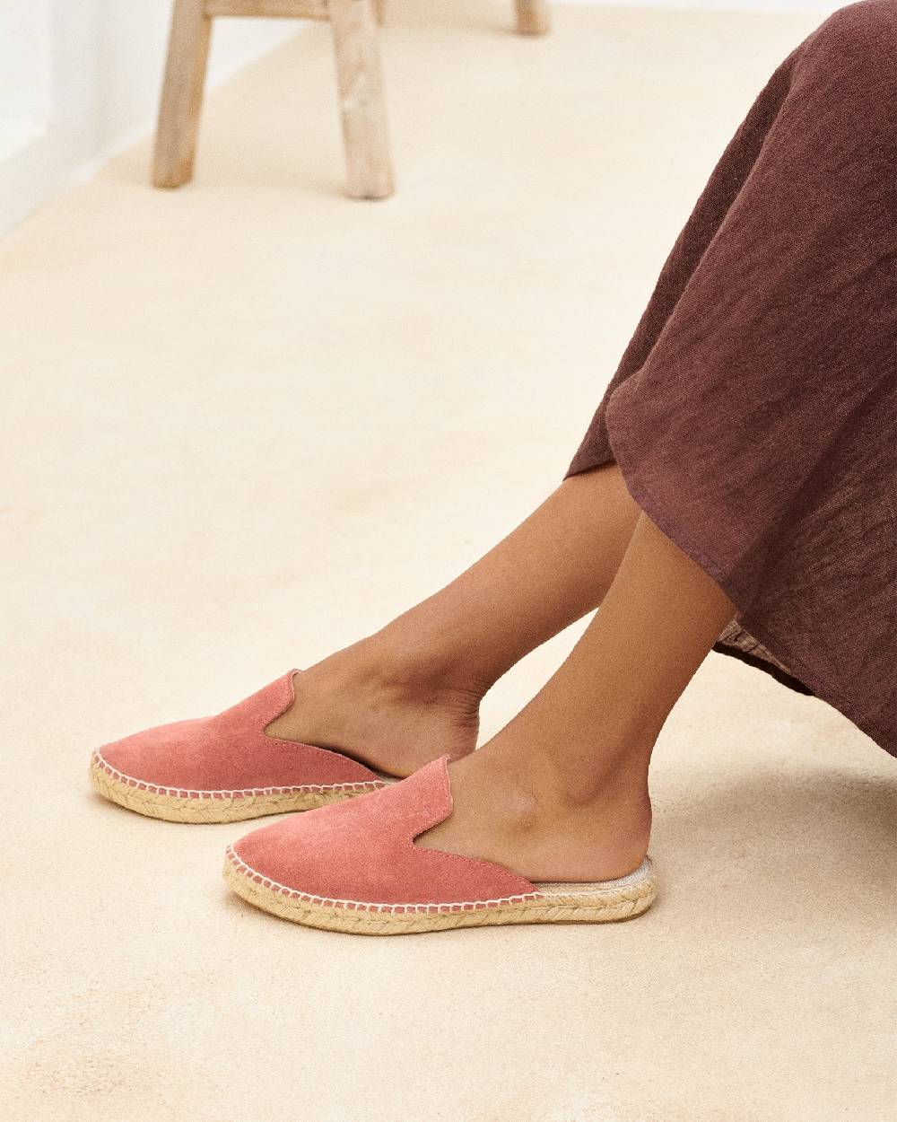 Manebí Suede Mules - Terracotta Consegna Veloce