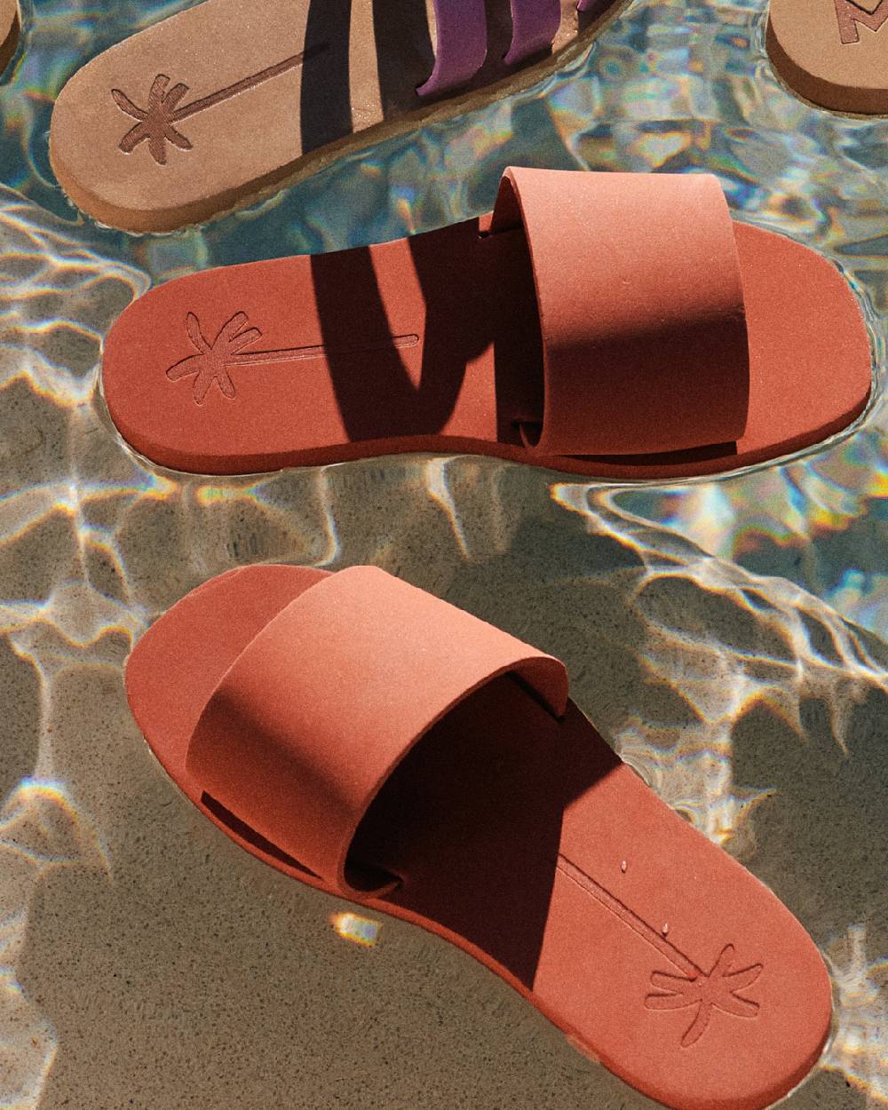 Manebí Eva Slide|Swim Sandals - Terracotta Fino Al -60%