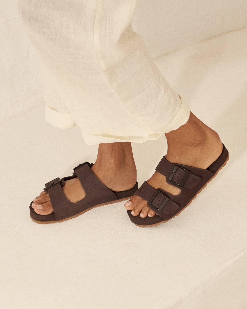 Manebí Eva Nordic|Swim Sandals - Cocoa Presa