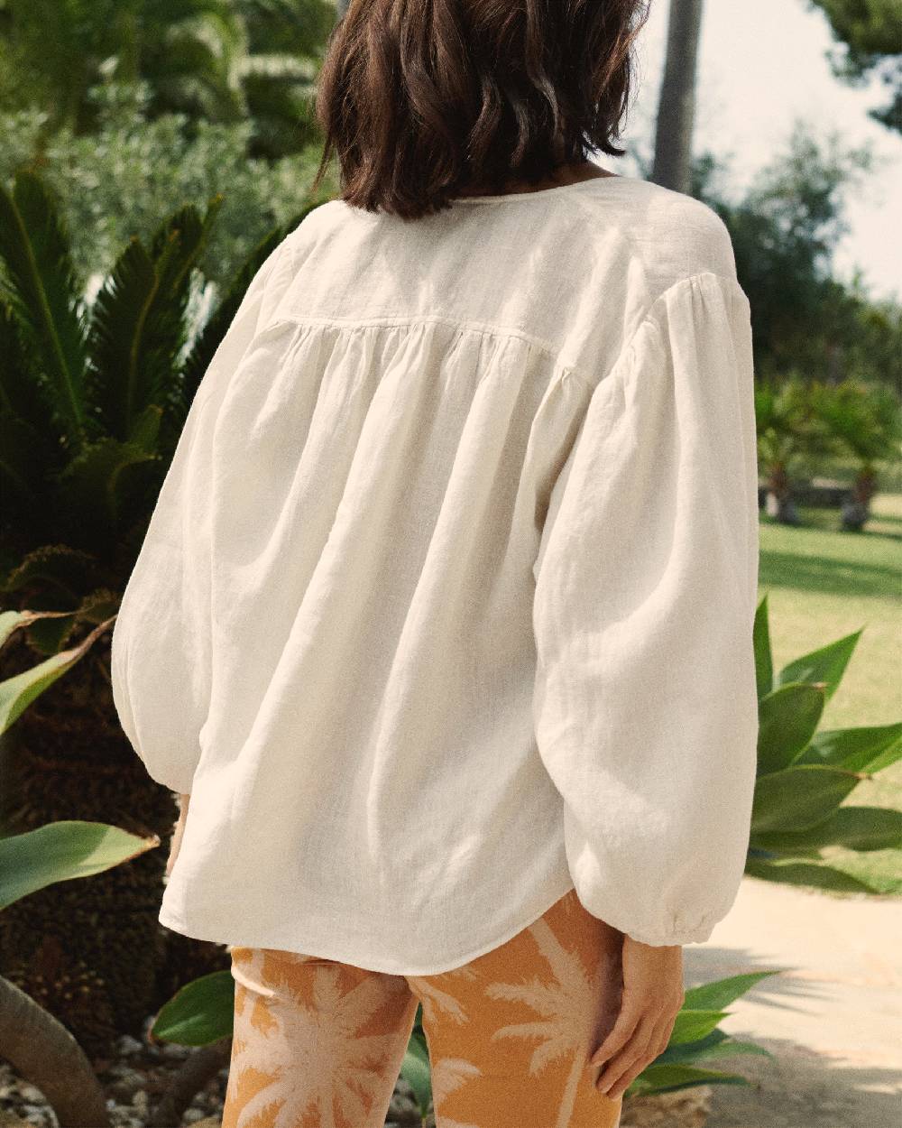 Manebí Linen Varadero Shirt - Eggnog Promozione temporanea