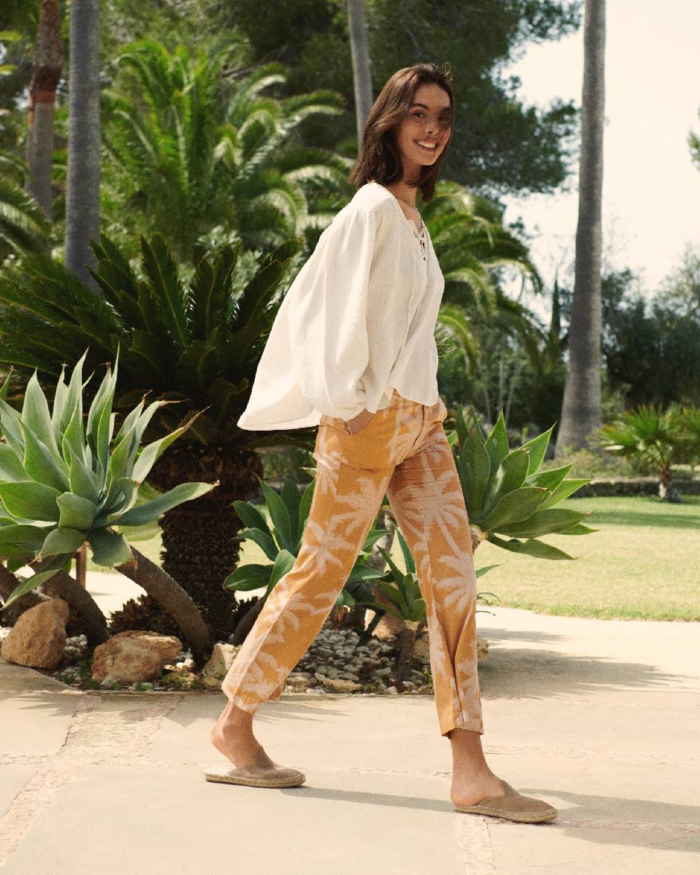 Manebí Linen Varadero Shirt - Eggnog Promozione temporanea