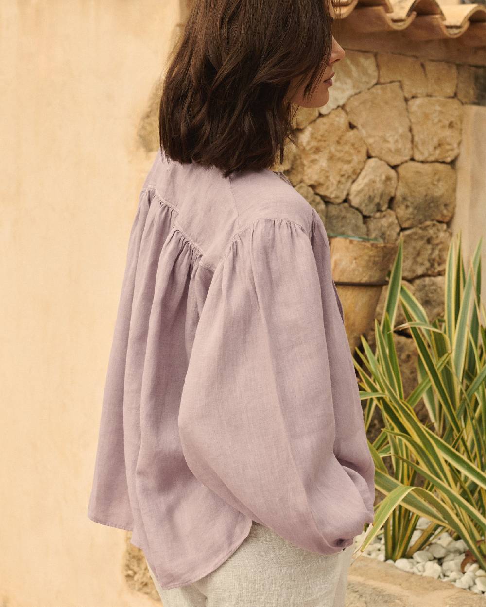 Manebí Linen Varadero Shirt - Iris Pezzi Unici