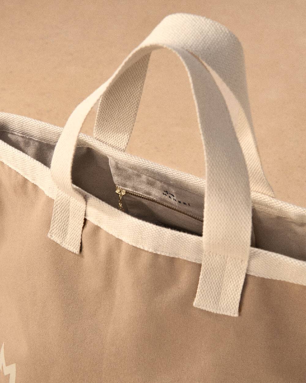Manebí Canvas California Tote Bag - Desert With Ecru Logo Offerte
