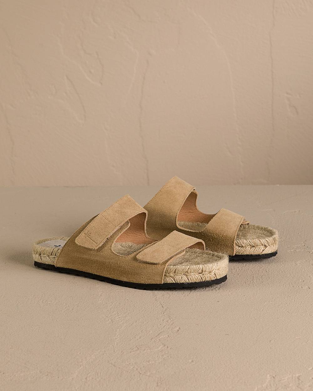 Manebí Suede Strap Nordic Sandals - Washed Beige Promozione Limitata
