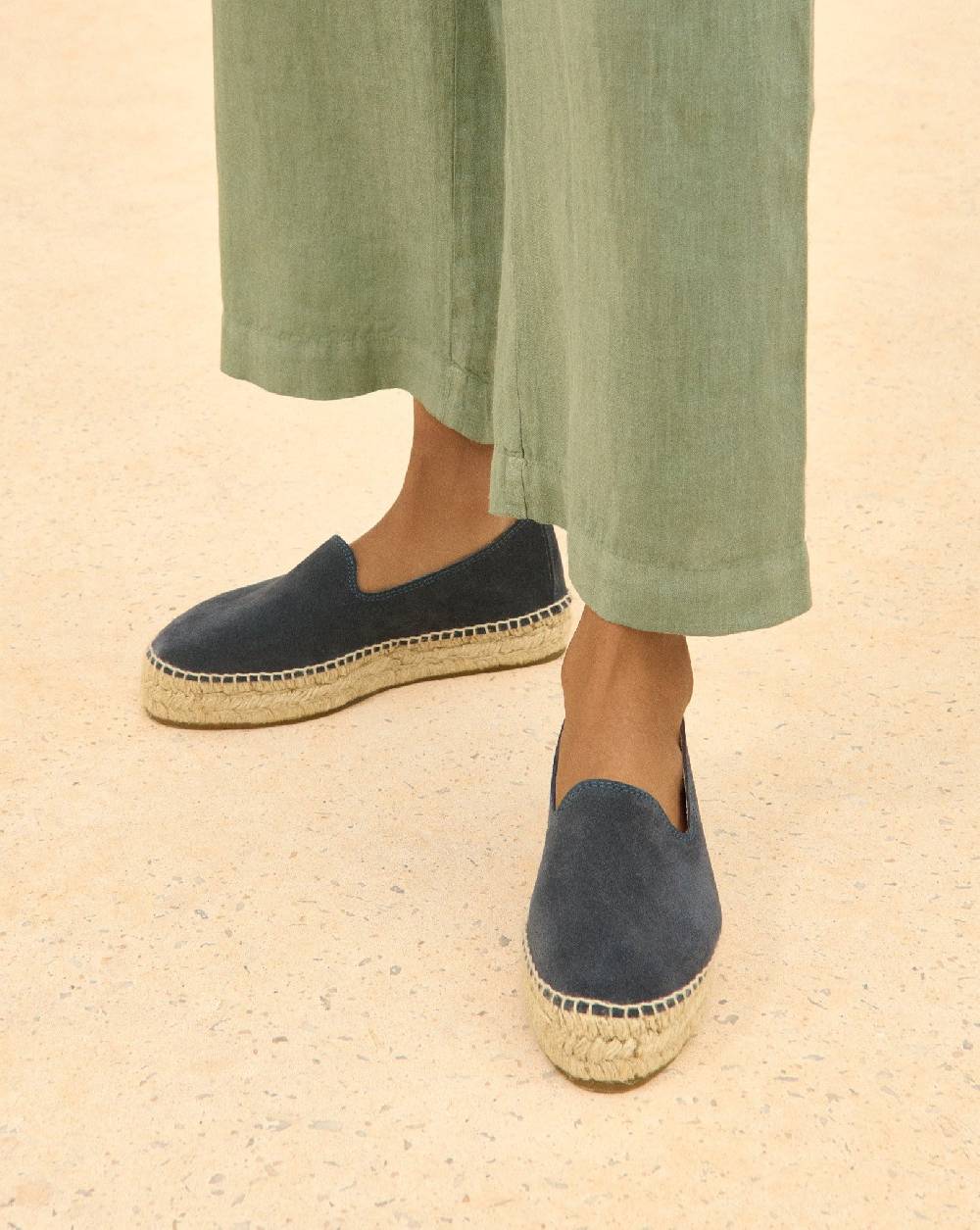 Manebí Espadrillas con doppia suola - Hamptons - Patriot Blu Vendita Economica