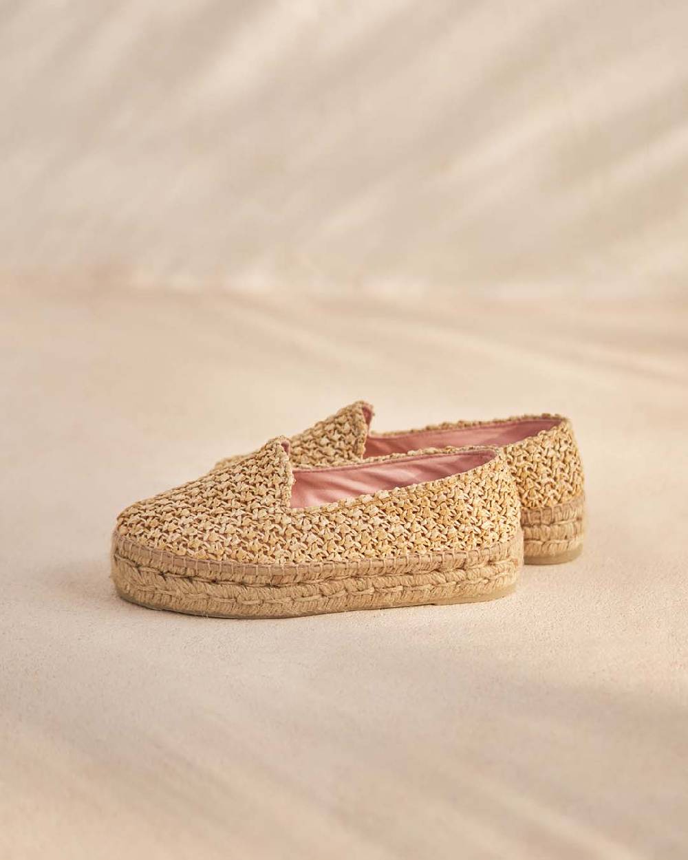 Manebí Raffia Double Sole Espadrilles - Yucatán Raffia Net Negozio