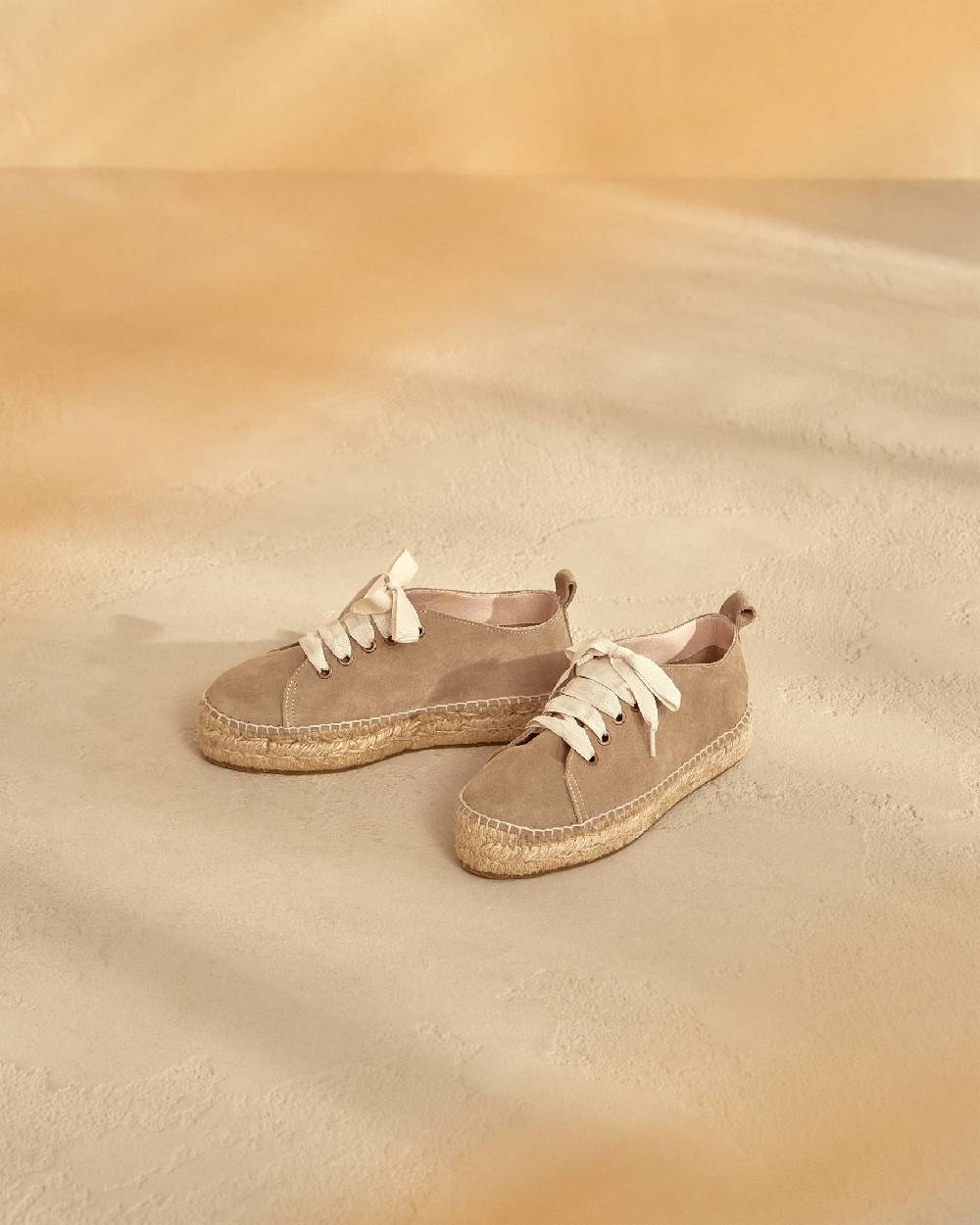Manebí Espadrillas stringate - Hamptons - Vintage Taupe Italy