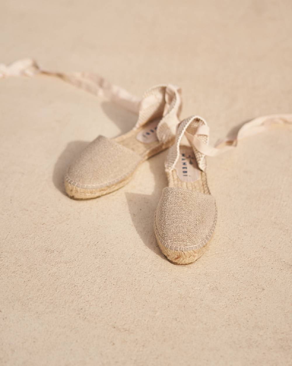 Manebí Organic Hemp Flat Valenciana Espadrilles - La Havana Natural Pezzi Unici