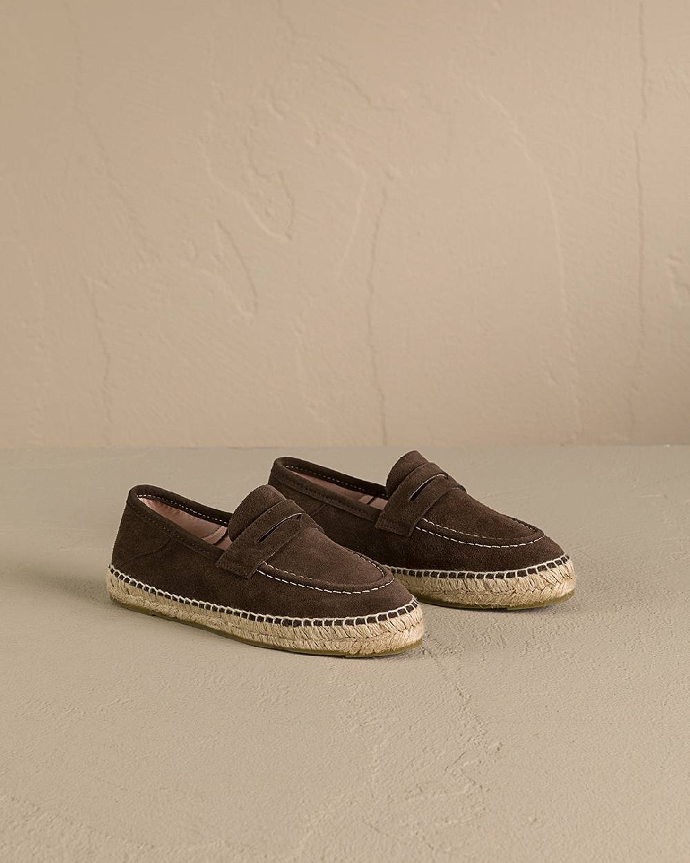 Manebí Suede Loafers Espadrilles - Hamptons Cocoa Qualità Garantita