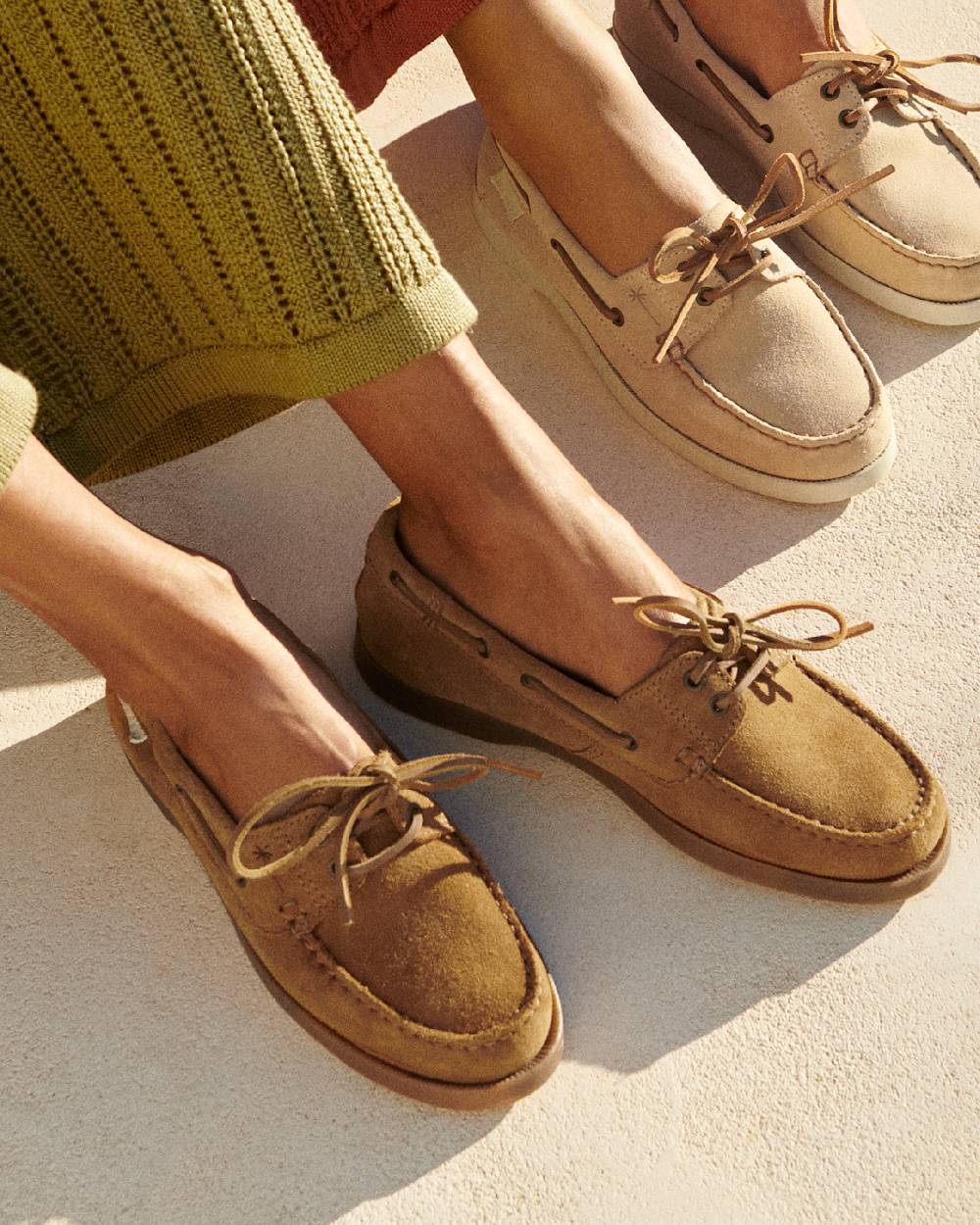 Manebí Suede Boat-Shoes - Hamptons Cuero Promozione Limitata
