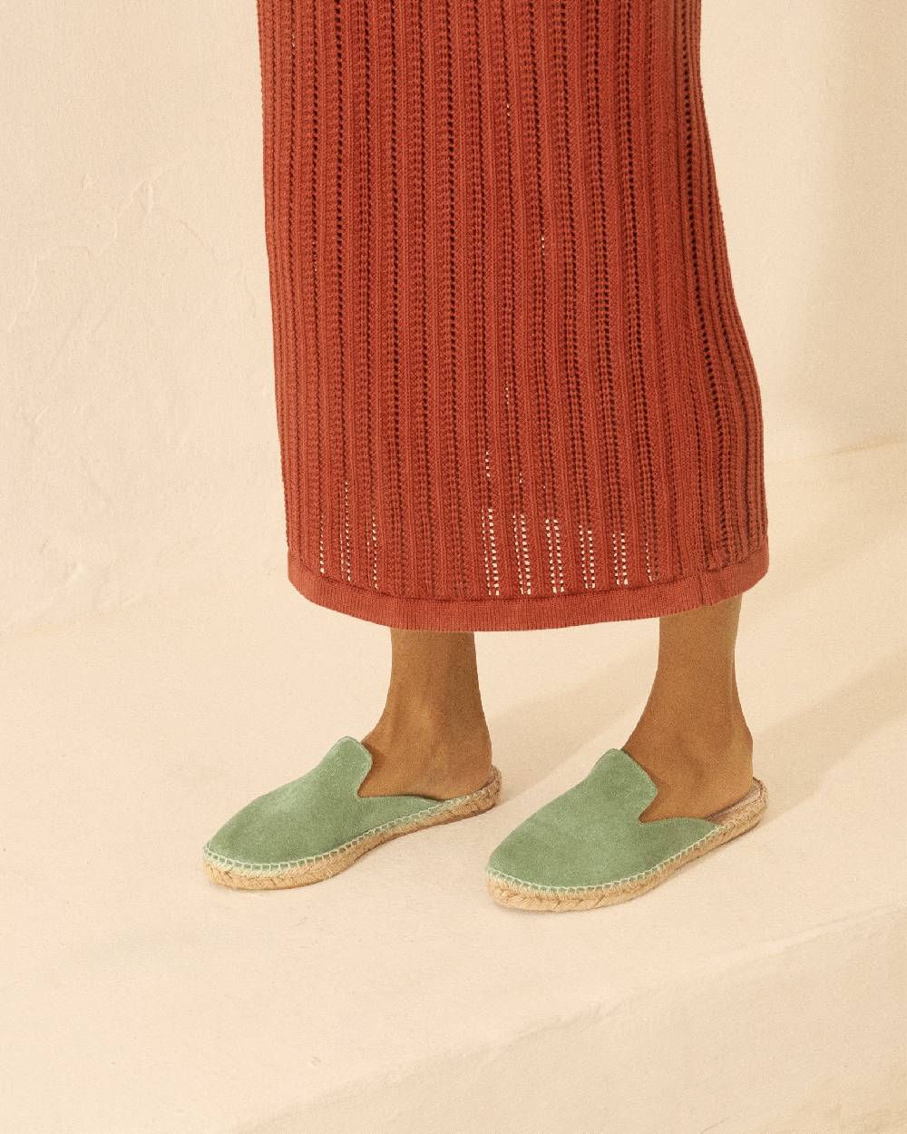 Manebí Suede Mules - Hamptons Sage Sottocosto