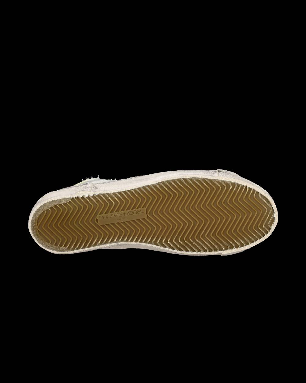 Philippe Model Sneaker alta Prsx uomo - verde e giallo Vendita