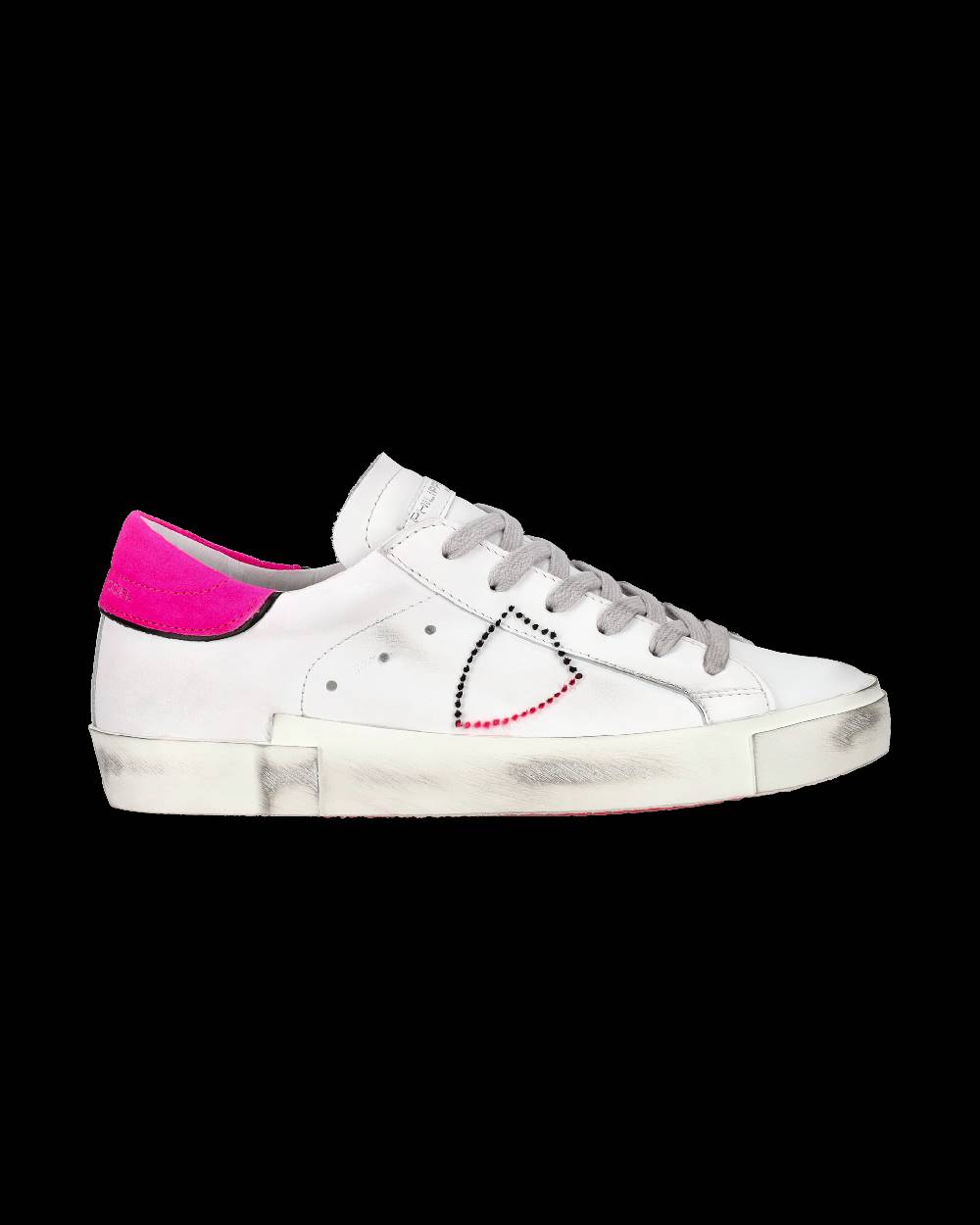 Philippe Model Sneaker bassa PRSX donna - bianco e fucsia Soddisfazione Garantita