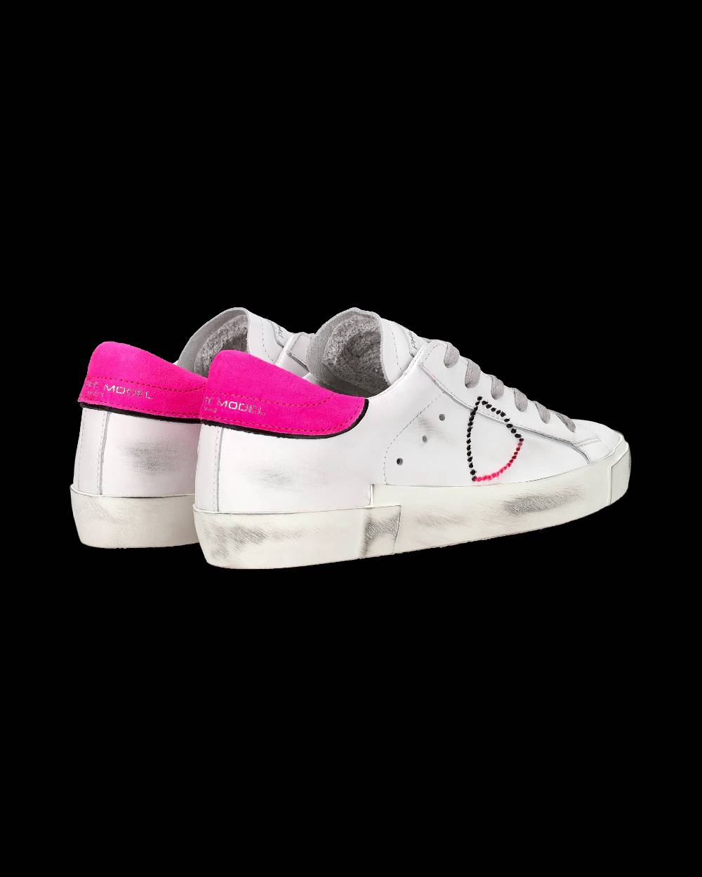 Philippe Model Sneaker bassa PRSX donna - bianco e fucsia Soddisfazione Garantita