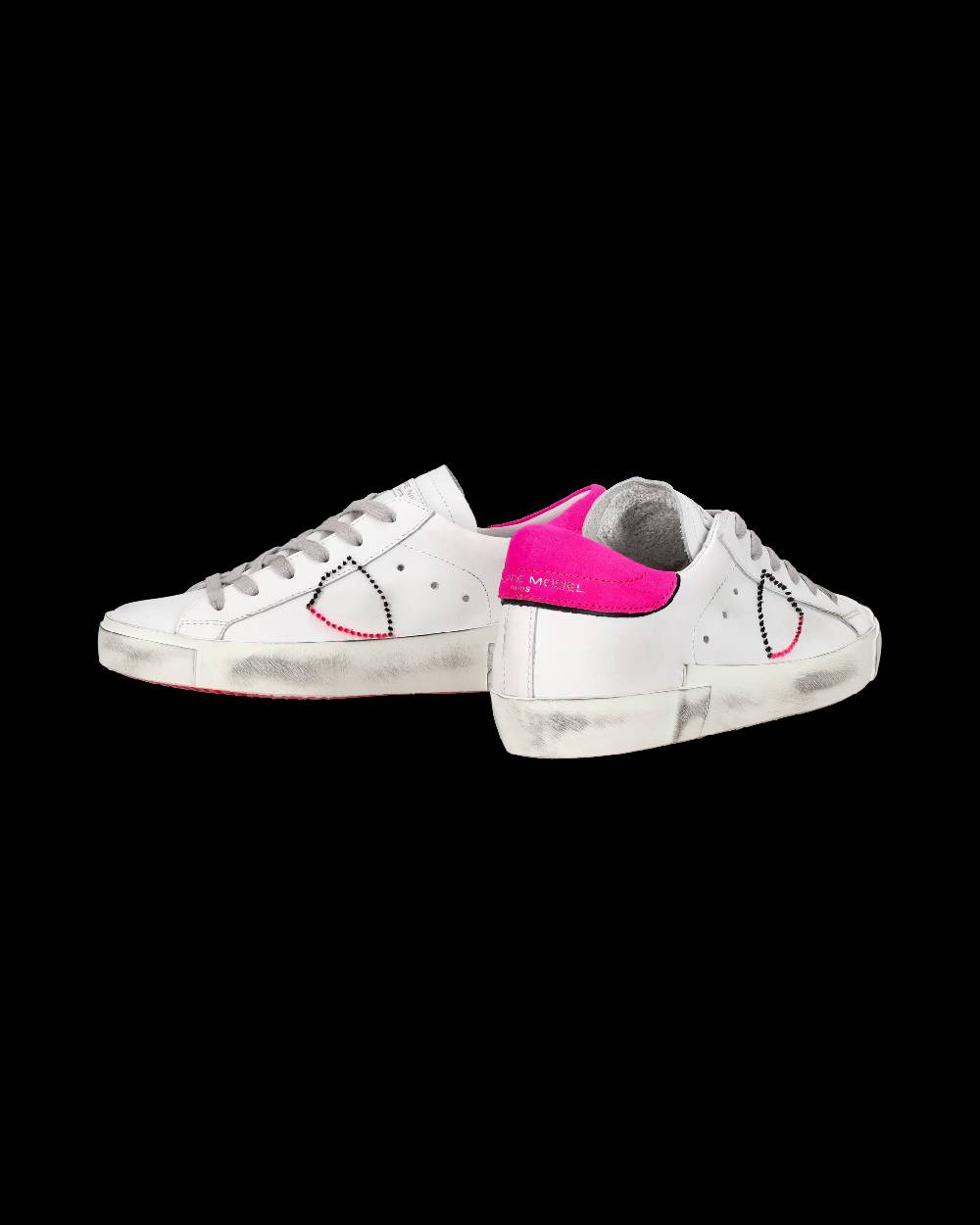 Philippe Model Sneaker bassa PRSX donna - bianco e fucsia Soddisfazione Garantita