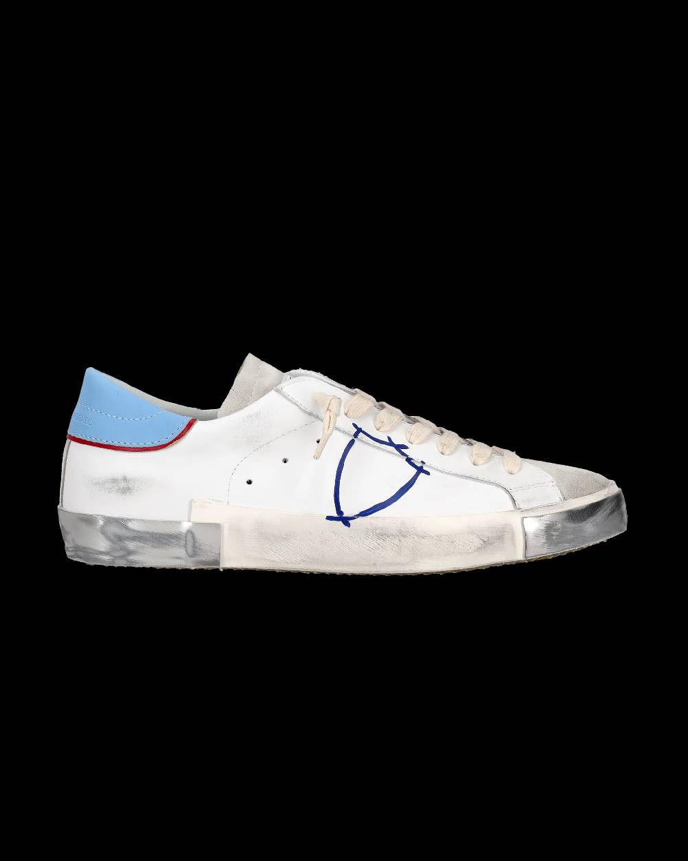 Philippe Model Sneaker tennis Prsx da uomo - Azzurro e bianco Qualità Garantita