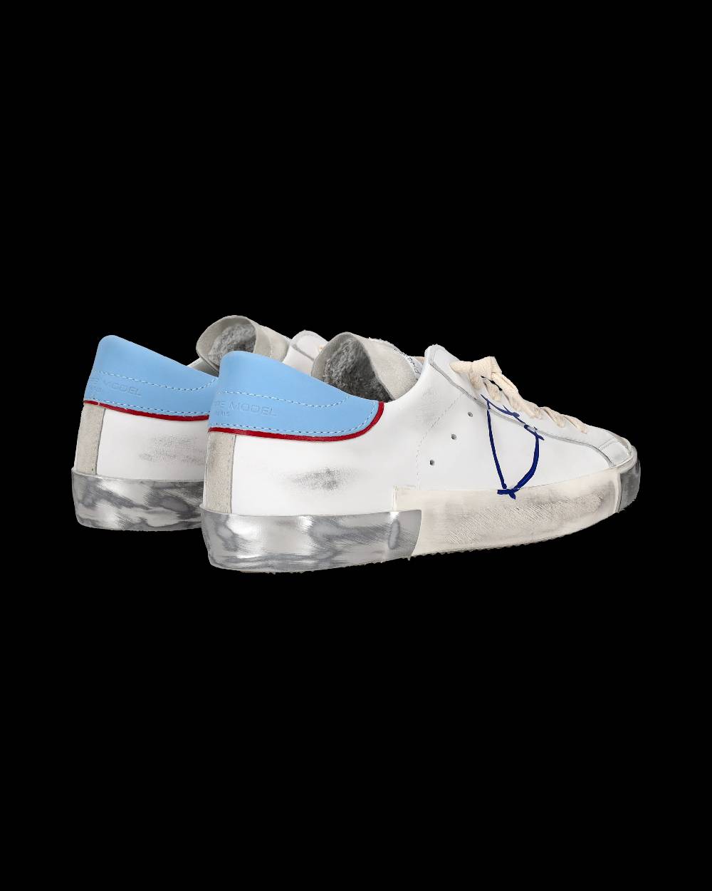 Philippe Model Sneaker tennis Prsx da uomo - Azzurro e bianco Qualità Garantita