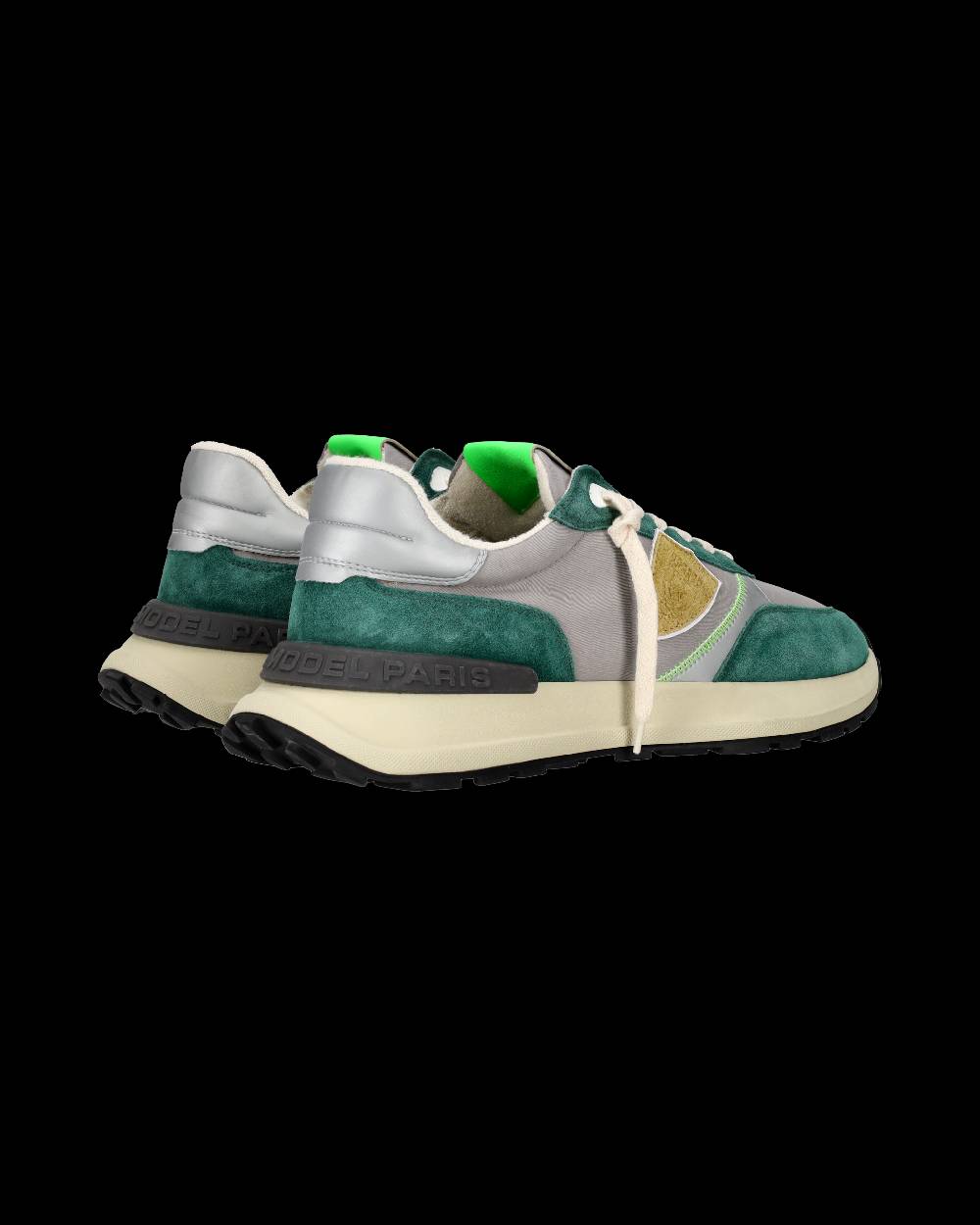 Philippe Model Sneaker bassa Antibes uomo - verde e grigio Consegna Veloce